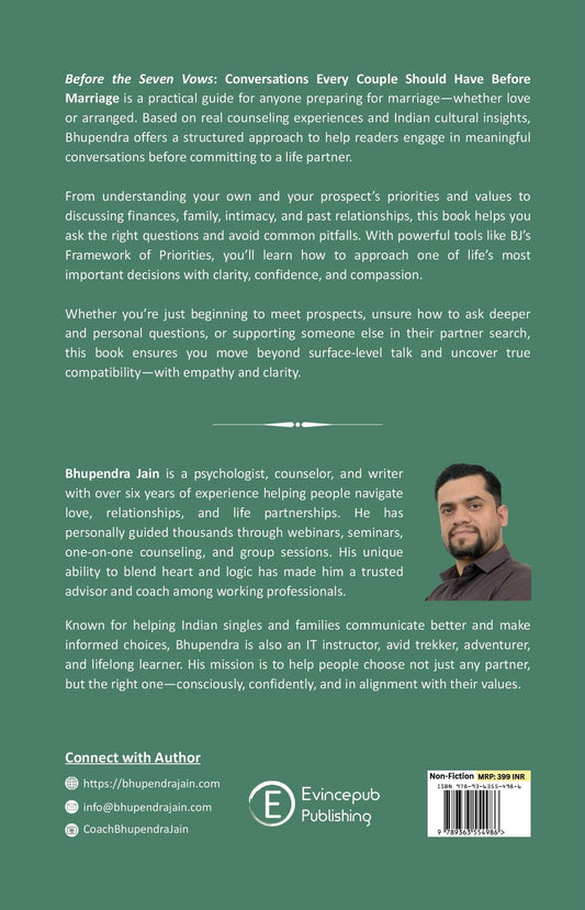 Before The Seven Vows by Bhupendra Jain