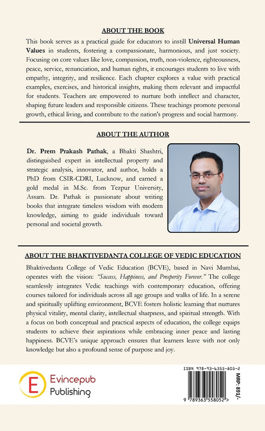 Universal Human Values - A Curriculum for Life Skills Development