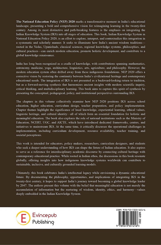 Indian Knowledge System In National Education Policy 2020