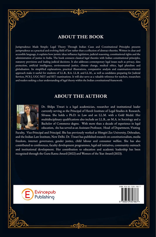 Jurisprudence Made Simple : Legal Theory Through Indian Cases and Constitutional Principles