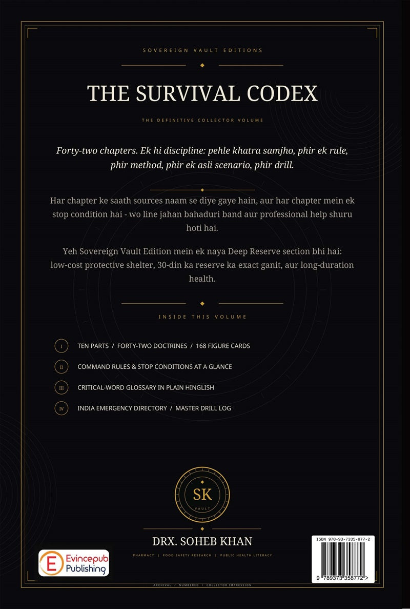 The Survival Codex : When the ordinary fails, preparation becomes power.