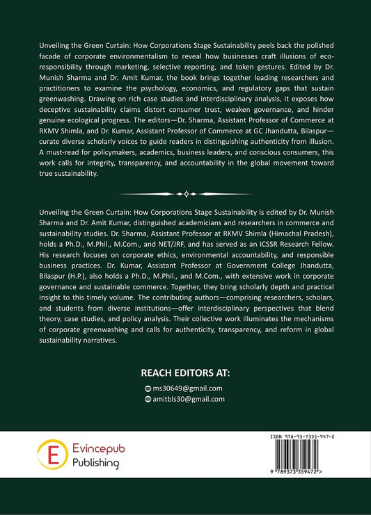 Unveiling The Green Curtain - How Corporations Stage Sustainability