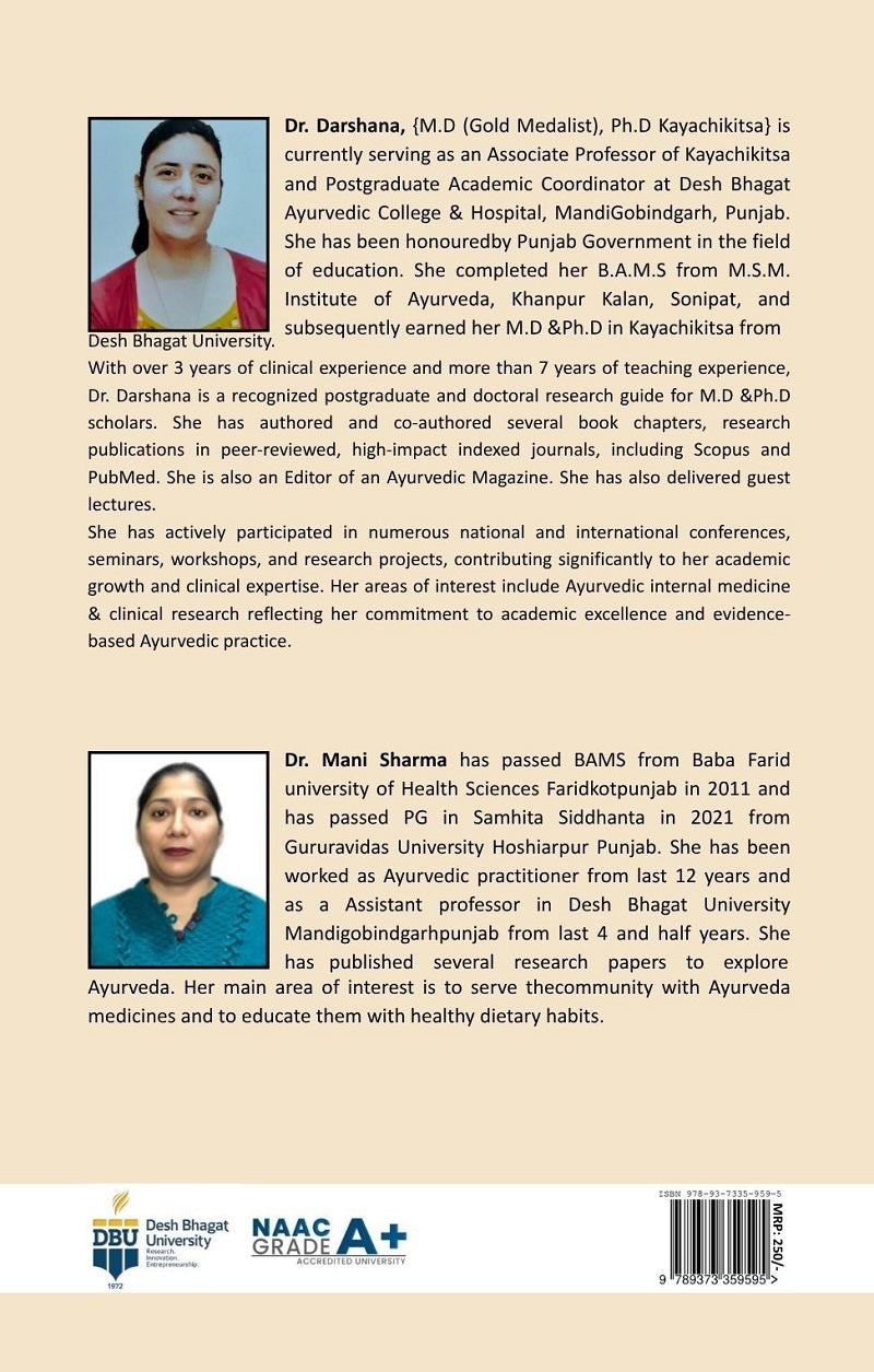 BRIDGING CLASSICAL WISDOM AND CLINICAL AYURVEDA