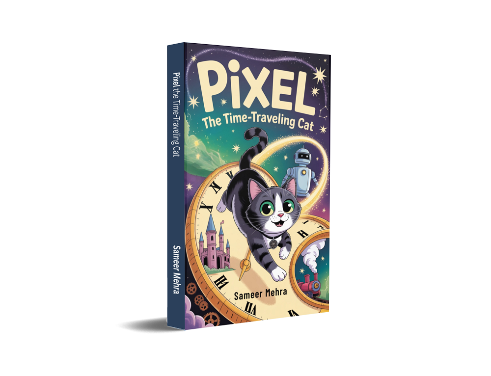 Pixel the Time-Traveling Cat