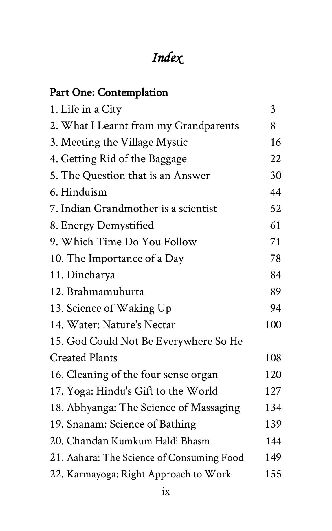 Dincharya Science Of Daily Routine : Ancient Hindu Wisdom For Daily Routine