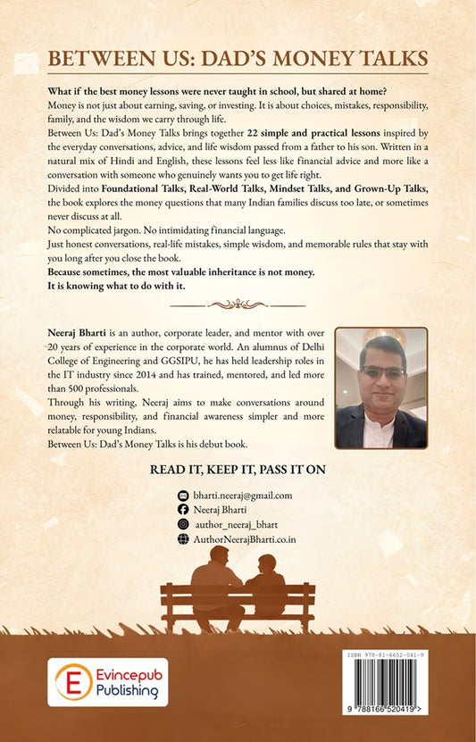 Between Us: Dad’s Money Talks : Life Lessons on Money, Wisdom, and Responsibility