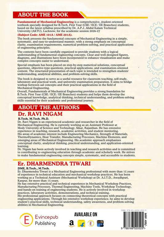 Fundamental of Mechanical Engineering