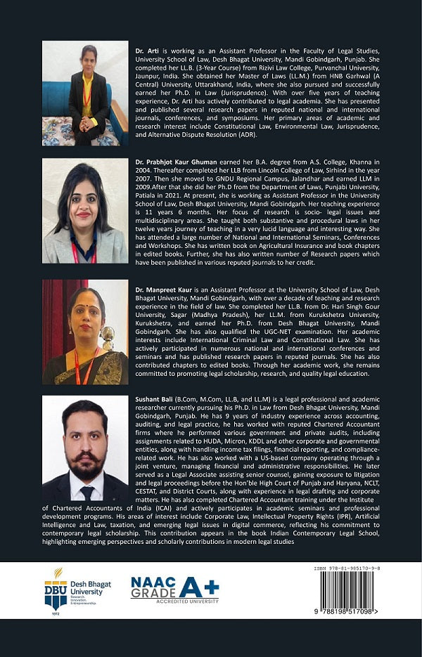 Indian Contemporary Legal Issues