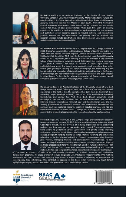 Indian Contemporary Legal Issues