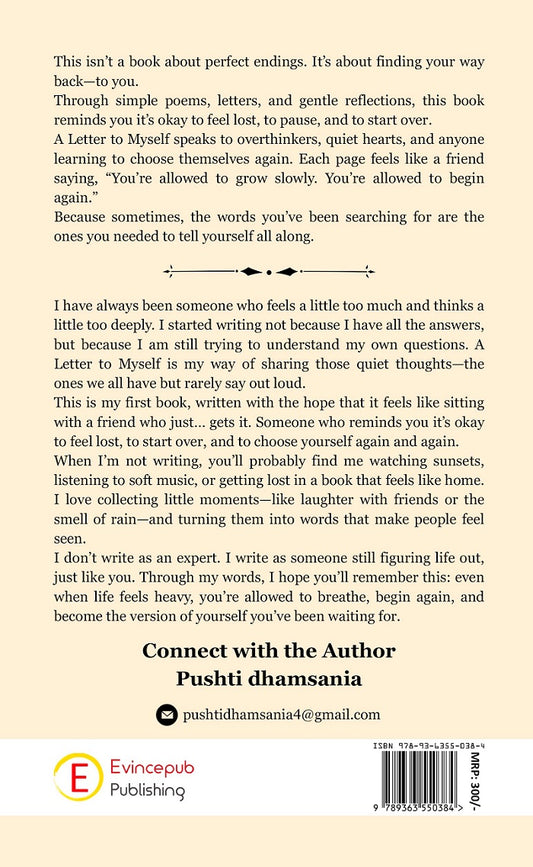 A Letter to Myself