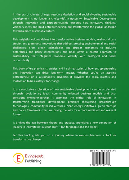 Sustainable Development through Innovation and Entrepreneurship