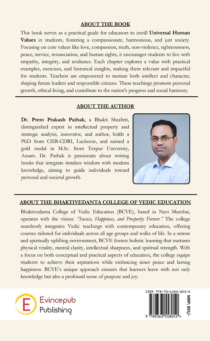 Universal Human Values - A Curriculum for Life Skills Development