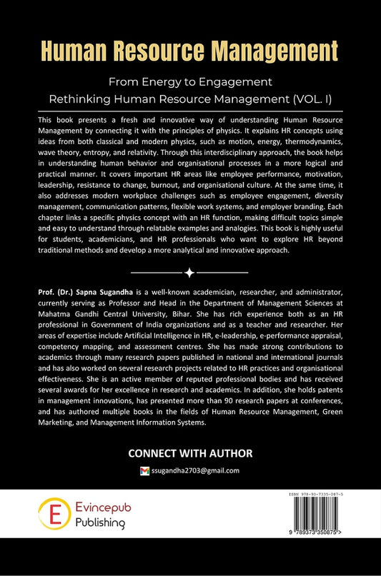 Human Resource Management - From Energy to Engagement: Rethinking Human Resource Management (VOL. I)