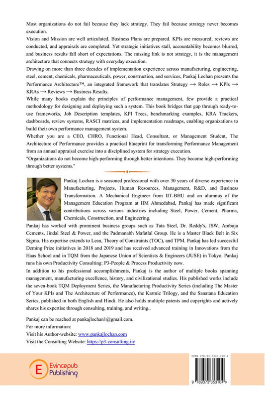 THE ARCHITECTURE OF PERFORMANCE - Building High-Performance Organisations through JD–KPI–KRA Systems