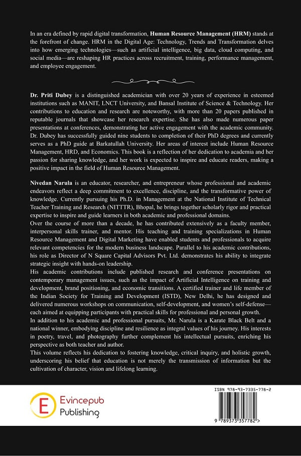 HRM in Digital Age Technology, Trends and Transformations - Transforming HR Practices in the Digital Era