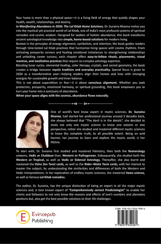 Manifesting Abundance in 2026 : The Lal Kitab Home Solutions - Unlock Health, Wealth, Success, and Relationships through India's Mystic Wisdom